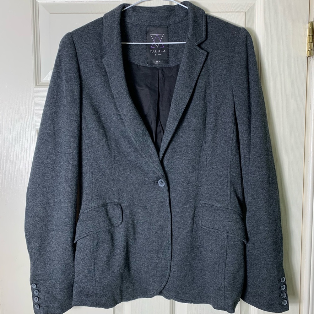 Aritzia Talula | Pima Cotton Modal Blazer Jacket - 10
